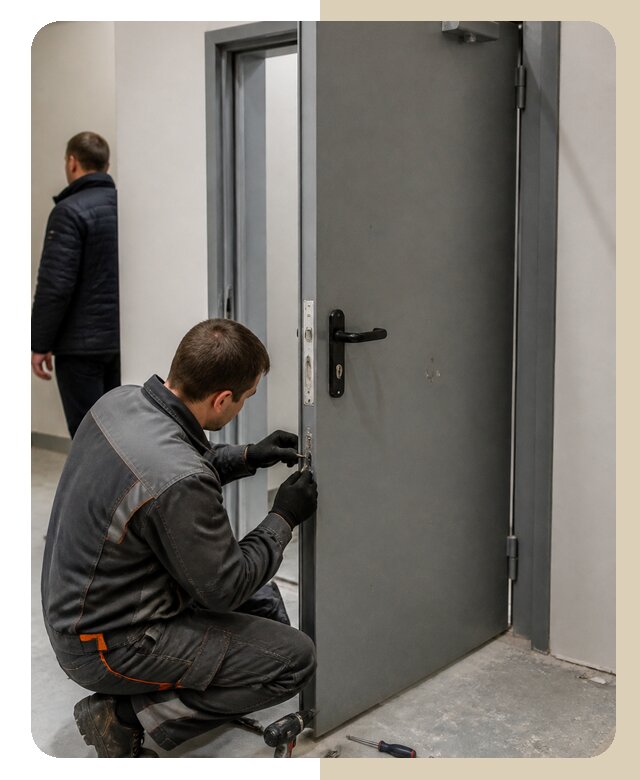 Ремонт противопожарной двери в Сургуте по цене 6644 р. | ДвериЛегко-Срг